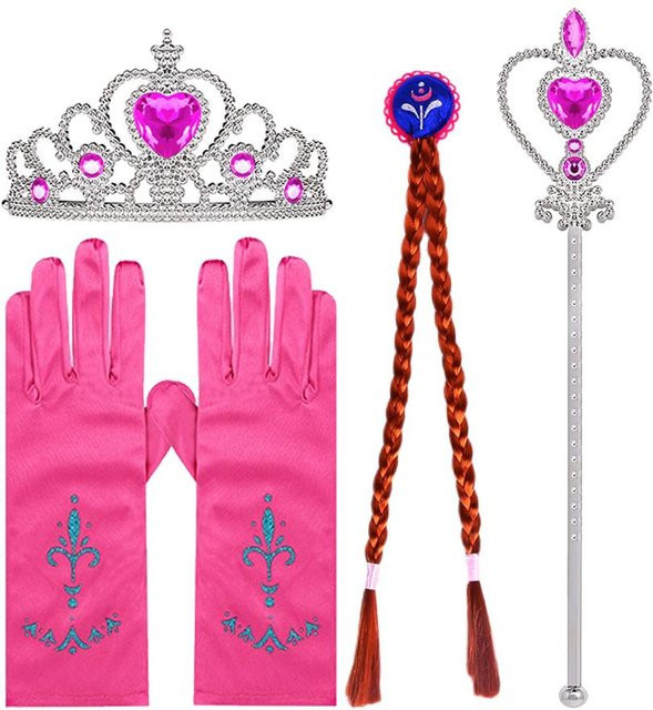 Kinder Prinzessinnenparty Zubehör, Cosplay Kostüm Set, Mehrfarbig, ab 2 Jahren - Bild 1