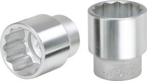 KS Tools 3/4 Zoll 12-kant-Stecknuss kurz aus Chrom-Vanadium in Silber - Bild 1