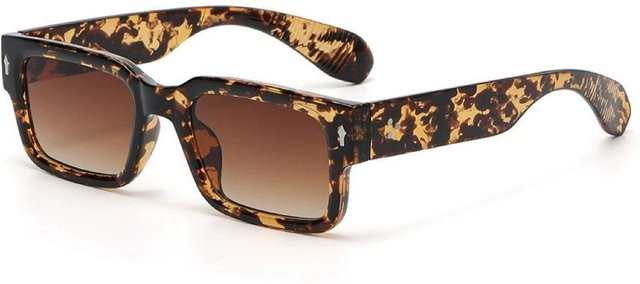 DIXSG Sonnenbrille square, Herren, Vollrand, braun, Kunststoff - Bild 1