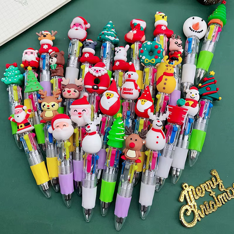Ataozhekou Mini Kugelschreiber Elch Design als Weihnachts Geschenk für Kinder in Mehrfarbig - Bild 3
