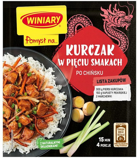 Winiary Idee für Hähnchen chinesisch 37 g - Bild 1