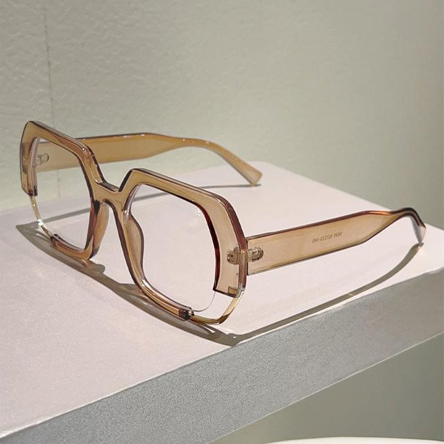 Yiran toy Korrektionsbrille, Quadratisch, Vollrand, Kunststoff, Damen, transparent - Bild 1