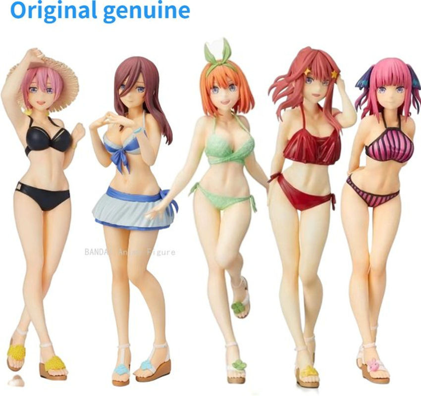 Sega Gotoubun no Hanayome Nakano Sanjiu Ichika Nino Badeanzug Anime Figur mehrfarbig - Bild 1