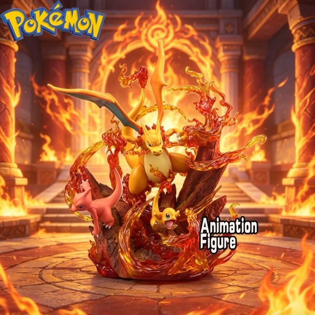 Bandai Pokémon Glurak, Actionfigur, 30cm, Kunststoff - Bild 1