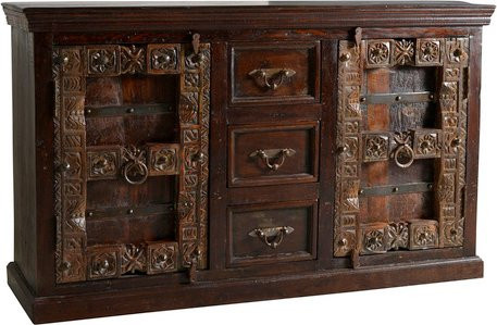 SIT Sideboard ALMIRAH aus Altholz in Braun, B/T/H: 150 x 150 x 90 cm - Bild 1