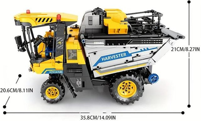Wucifang Bags Traubenerntefahrzeug, RC Auto, 2208 Teile, ab 14 Jahren - Bild 1