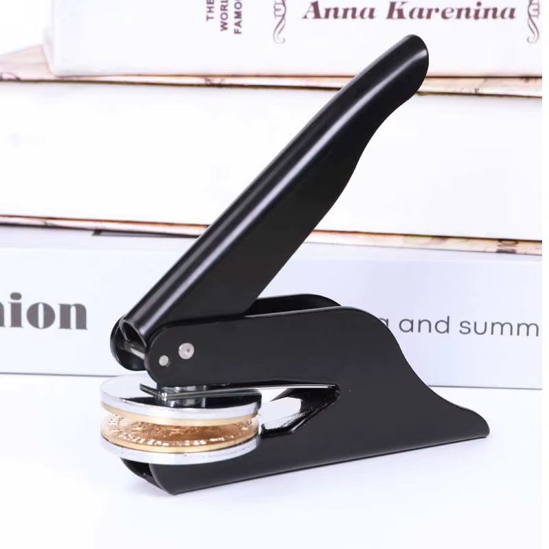 Personalisierter Logo-Prägestempel aus Metall für Schmuck, Bücher und Hochzeitsdekorationen - Bild 3