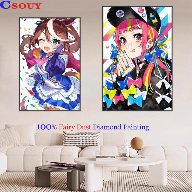 CSOUY DIY Diamond Painting Set Cartoon Mosaik Stickerei für Erwachsene - Bild 1