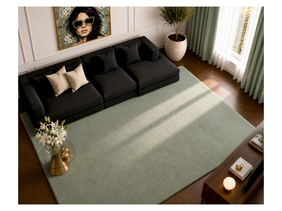 Lalee Glamour 700 Teppich in Jade, B x T: 160 x 230 cm - Bild 2
