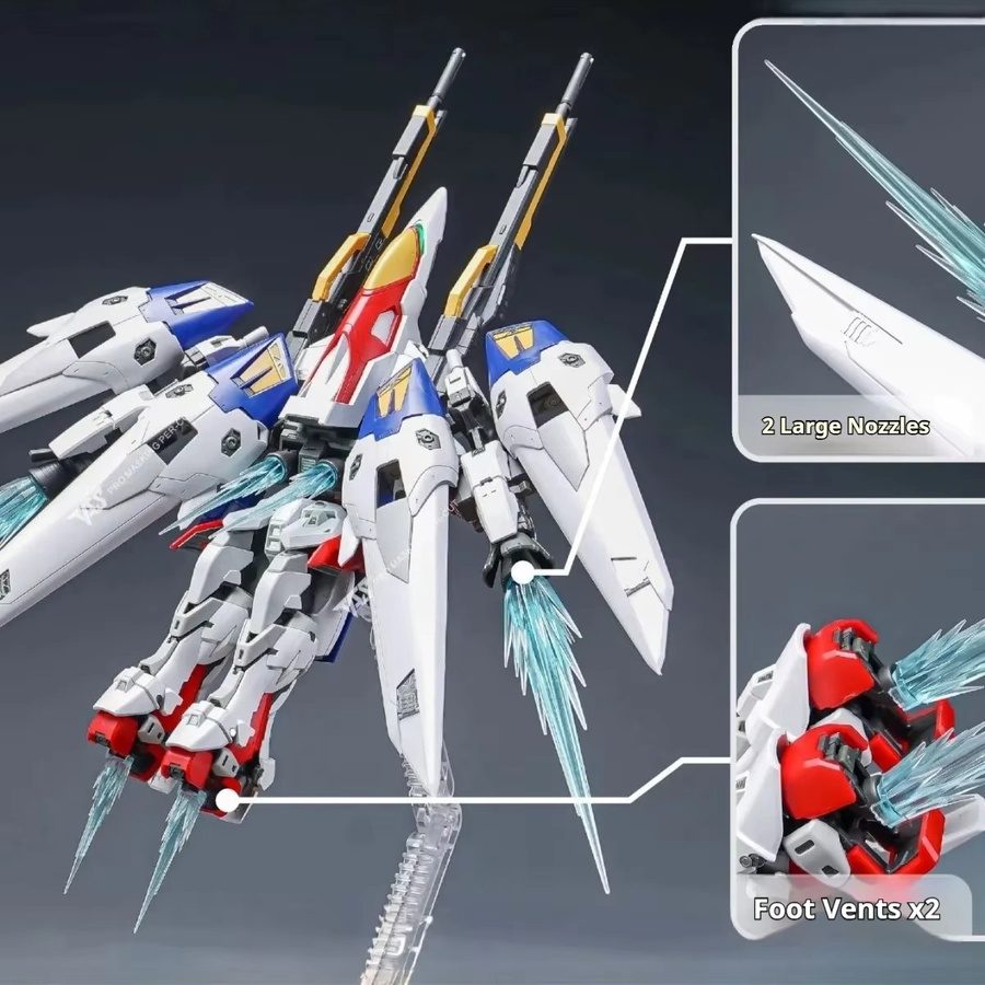 Bandai Gundam Wing Zero Stil Montierter Mecha-Bausatz, 1/144 Maßstab, Plastik-Actionfigur - Bild 3