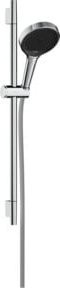 Hansgrohe Rainfinity Brause-Set in Brushed Black Chrome mit Handbrause und EcoSmart Technologie, Breite: 66,9 cm - Bild 1