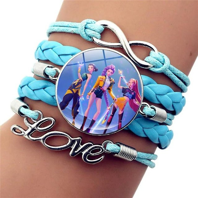 Geflochtenes Armband Leder, Bunt, Unisex - Bild 1