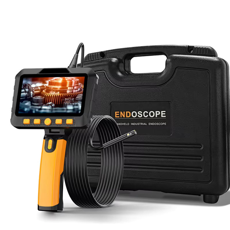 ENWOR Endoskop-Videokamera mit 5-Zoll-Bildschirm, HD1080P Autofokus, wasserdichtes Boreskop mit Einzel-, Doppel- oder Dreifach-Objektiv inklusive Aufbewahrungsbox - Bild 2