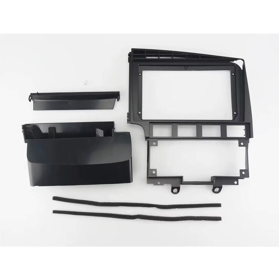 9 Zoll Autoradio-Blende für Volkswagen VW Passat B3 (1988–1993) in Schwarz inklusive Montagesatz und Kabelbaum - Bild 2