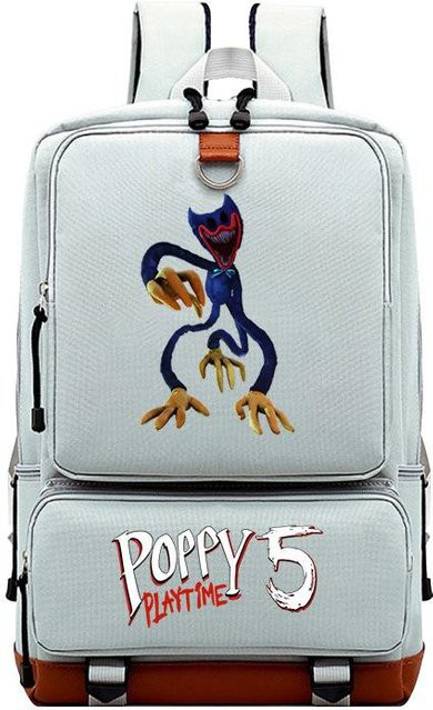 3-teiliges Schulrucksack-Set in Grau aus Oxford-Stoff mit Schultasche und Federmäppchen - Bild 1