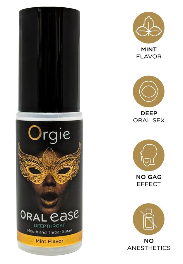 Orgie Oral Ease Deepthroat Mundspray, Minzgeschmack - Bild 4