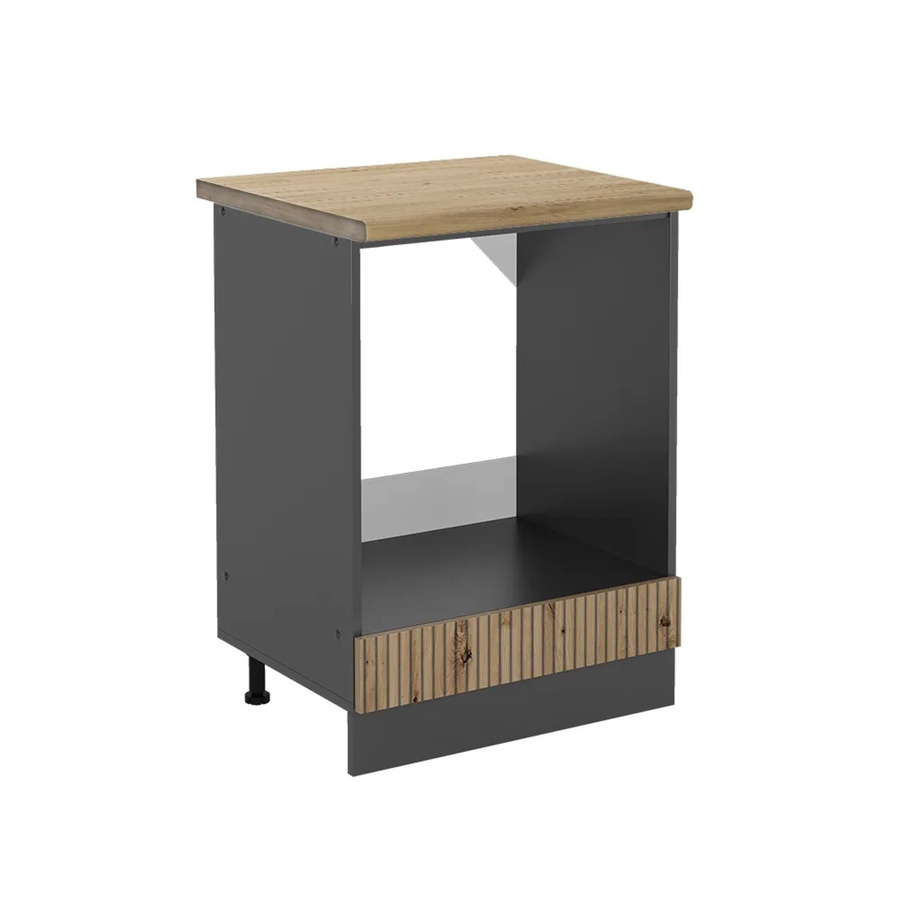 Vicco Herdbauschrank R-Line in Artisan-Eiche und Anthrazit mit 60 cm Breite - Bild 2