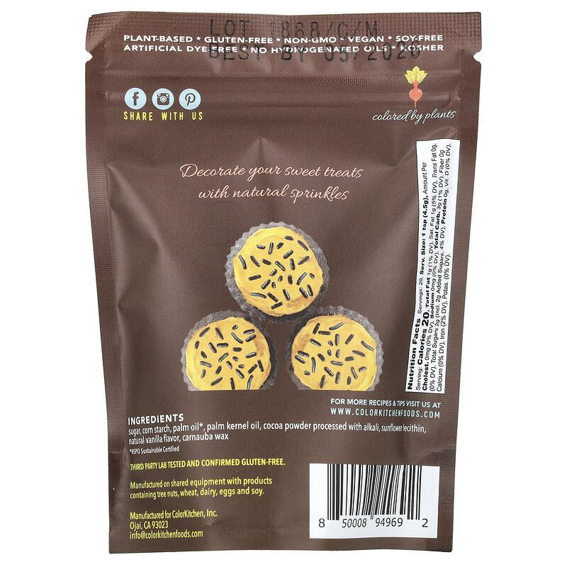 Colorkitchen Inc Kakaostreusel 85,05 g - Bild 2