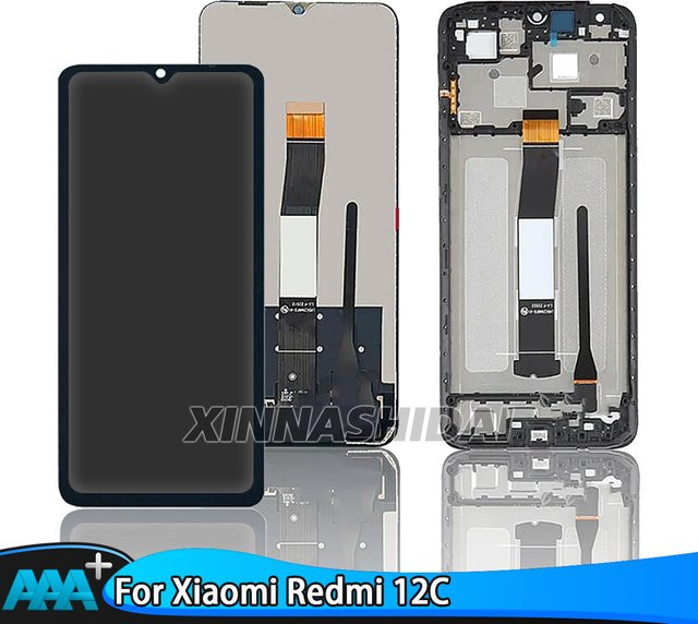 Xiaomi Redmi 12C LCD Display mit Touchscreen Digitizer Montage und Rahmen als Ersatz TFT Bildschirm - Bild 1