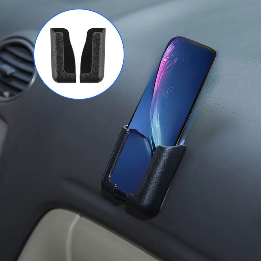 Selbstklebende Auto-Handyhalterung aus PVC in Schwarz mit verstellbarer Breite für dein Smartphone - Bild 3