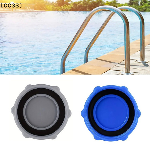 Graue Ersatz-Ablassventilkappe aus Kunststoff für Pools, Modell P01006, kompatibel mit CC33 - Bild 1