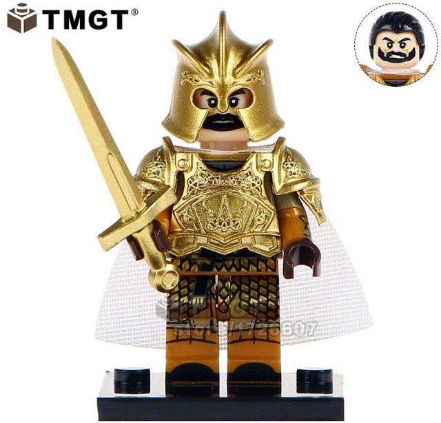 Hello Bricks Game of Thrones Jaime Lannister Barristan Selmy, Bausteinspielzeug, Grün, ab 6 Jahren - Bild 1