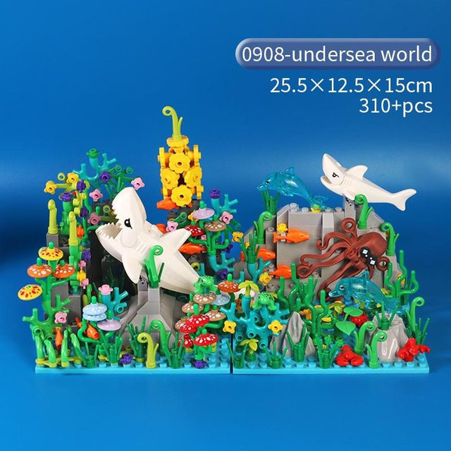 Linyi toy Unterwasser Bausteine Bunt / Mehrfarbig 3-6 Jahre - Bild 1