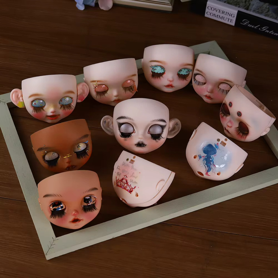 Blyth 1/6 Puppe, leere Make-up-Grundplatte, DIY, mattiertes Gesicht - Bild 2