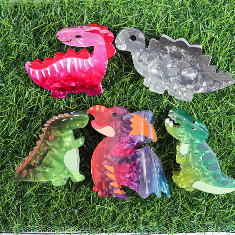 Haarnadel Dinosaurier Acryl, Damen - Bild 2