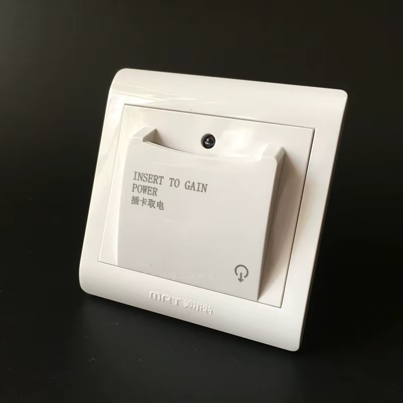 FENGLIANSECURITY Energiesparschalter mit Magnetkarteneinsatz für drei Leitungen, 220 V, 8800 W, 40 A, Weiß, 15 s Zeitverzögerung - Bild 3