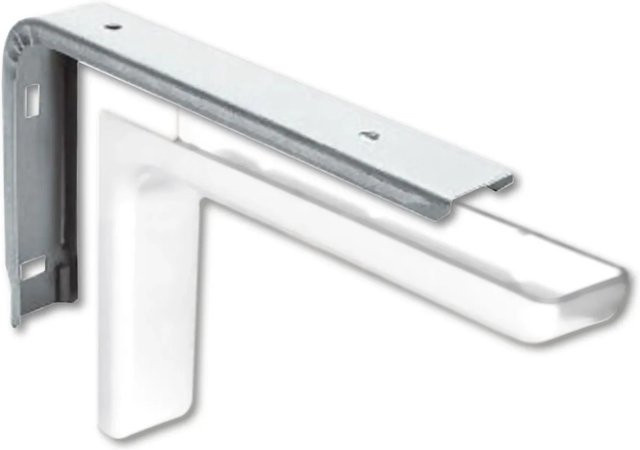 SO-TECH Regalkonsole Regalbodenträger mit Abdeckung aus Kunststoff in Weiß, Breite: 24 cm - Bild 1