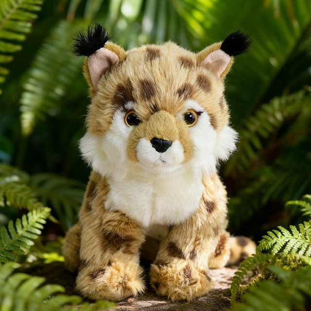 DOYOUDO Gelbe Leoparden-Plüschtiere, Tiere, Plüsch / Textil - Bild 1