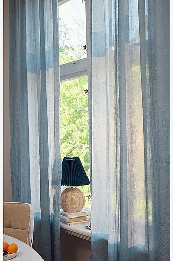 Jotex CIA Vorhang 2er-Pack Blau aus Baumwolle und Polyester - Bild 1