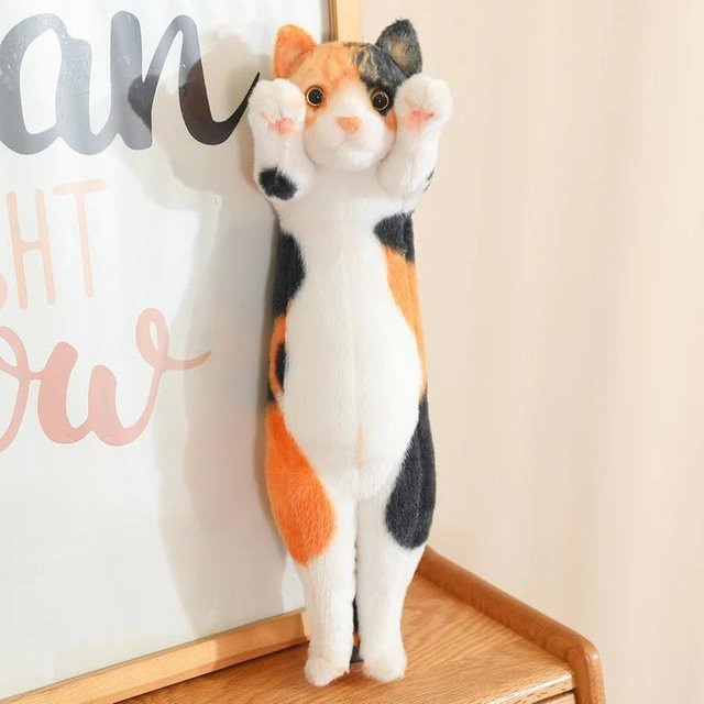 Yiran Health & Beauty Lange Katzen Plüschtiere, 40cm, Bunt / Mehrfarbig - Bild 1