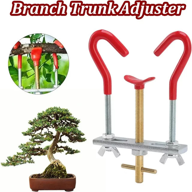 Bonsai Gestaltung Werkzeug Set aus Stahl in Rot für die Gartenarbeit und DIY Baumformung - Bild 1