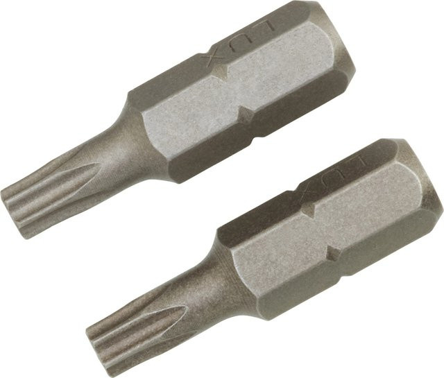 LUX-TOOLS Schraubendreher-Bit TX20 aus Stahl, 2 Stück, Silber - Bild 1