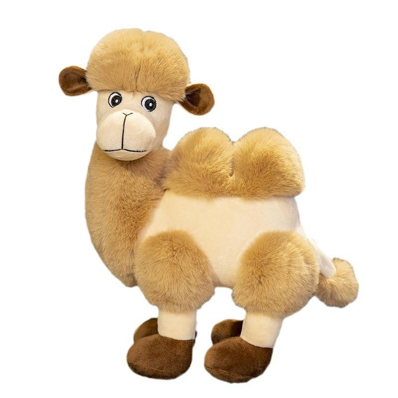 Yiran Furniture Kamel Alpaka Plüschtierpuppe braun khaki - Bild 2