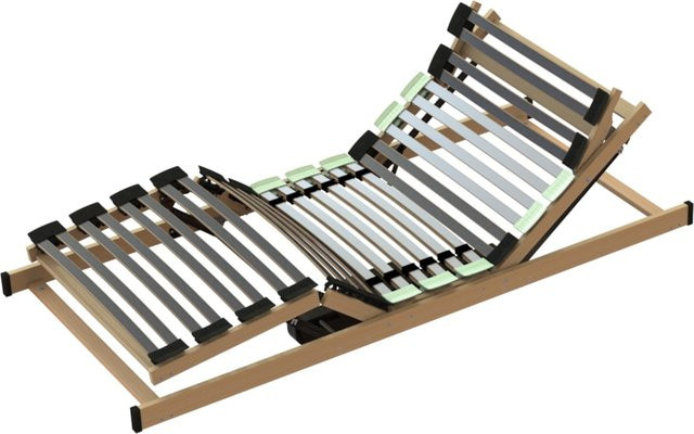 Hn8 elektrischer Lattenrost ACTIV MOT mit Federholz und motorisierter Kopf- und Fußteilverstellung B: 140 cm, T: 200 cm, H: 28 cm - Bild 1
