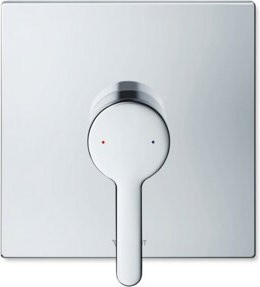Duravit Fertigmontageset C.1 UP-Brause-Einhebelmischer, eckig, Chrom - Bild 1