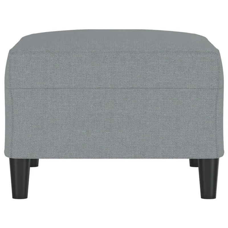 Vidaxl Hocker in Grau mit Stoffbezug, B/T/H: 70 x 55 x 41 cm - Bild 2