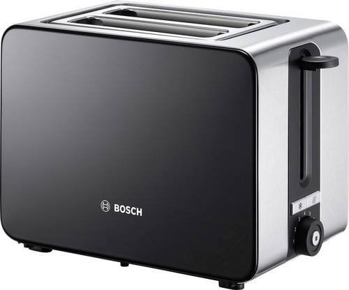 Bosch TAT7203 Doppelschlitz-Toaster mit Brötchenaufsatz in Edelstahl und Schwarz - Bild 2