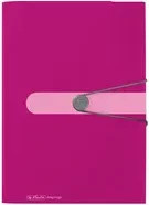 Herlitz Fächermappe easy orga to go A4 aus Kunststoff in Pink Transparent - Bild 1