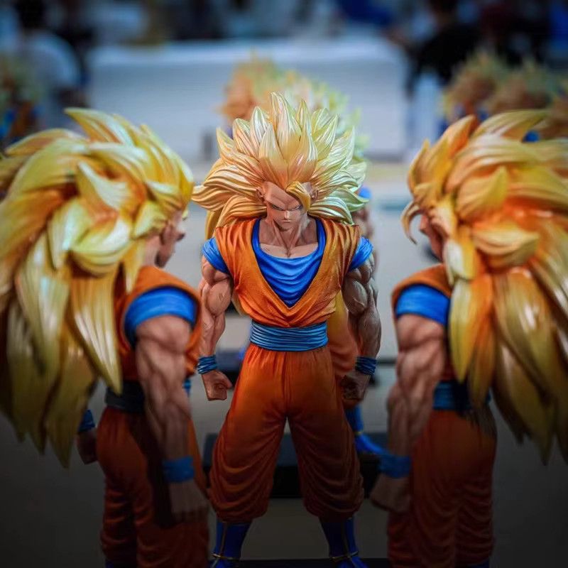 Jt Star Orbit Anime Figur Dragon Ball Super Saiyajin Goku Statue, Multicolor, Höhe: 34 cm - Bild 2