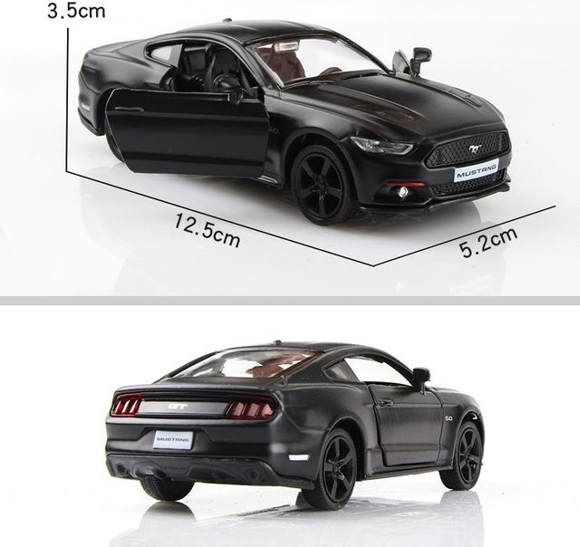 RMZ city Ford Mustang GT 2015, Sammlermodellauto, 1:36, Rückzugsantrieb, Türen öffnen - Bild 1