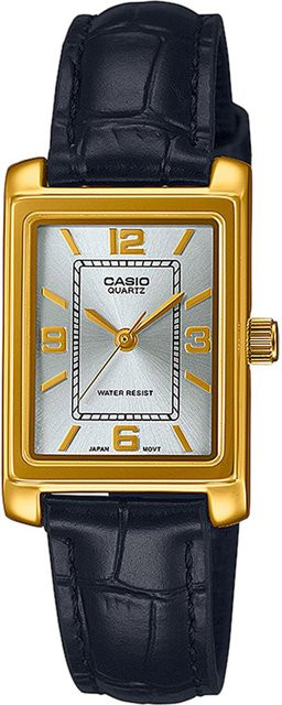 Casio Damenuhr, Quarz, Metall, 21 mm, Silber, 1 ATM - Bild 1