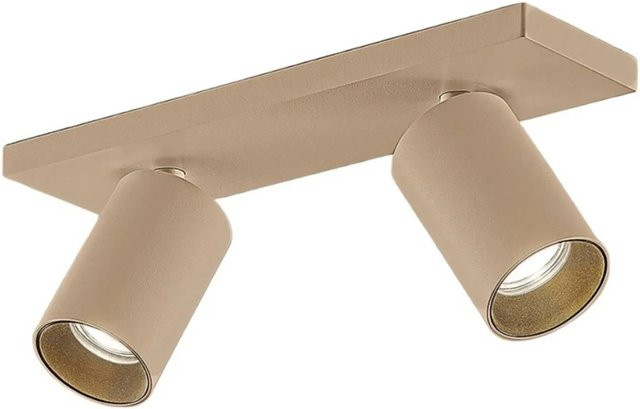 Arcchio Strahler Brinja 2-flammige Flurleuchte aus Aluminium in Braun, dimmbar, GU10 - Bild 1