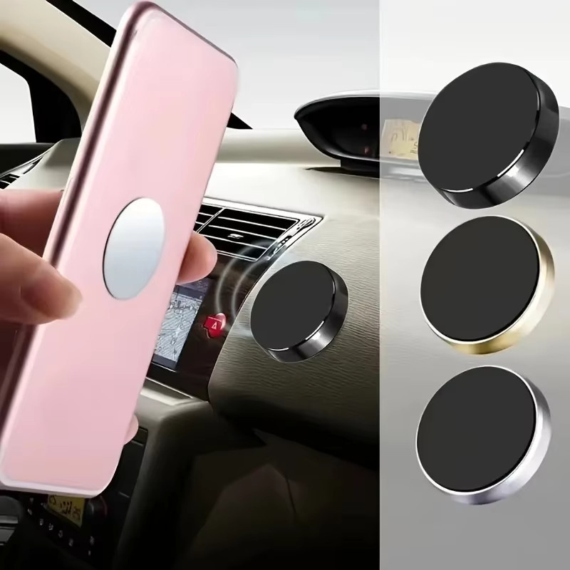 Magnetische Auto-Handyhalterung mit Saugnapf und Luftauslassbefestigung in Gold - Bild 2