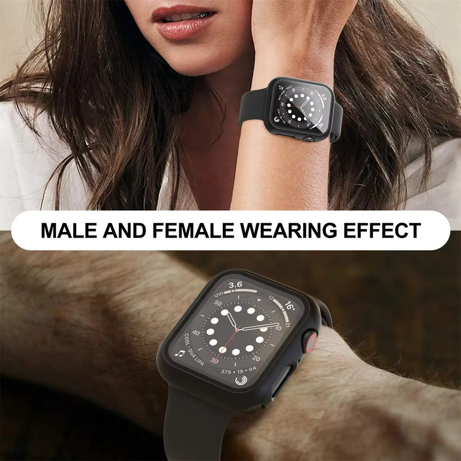 Displayschutzfolie für Apple Watch, Gehärtetes Glas, Unisex - Bild 5