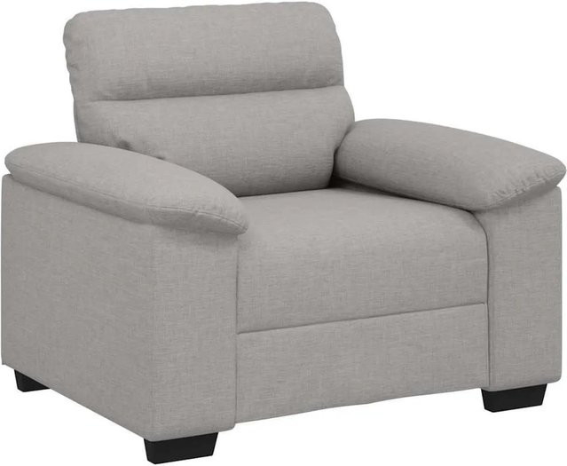 vidaXL Sessel Wolkengrau mit Stoffbezug und Armlehnen B/T/H: 100 x 81 x 84 cm - Bild 1