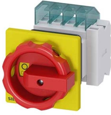 Siemens Lasttrennschalter 4polig Rot Gelb 16A 1 Schließer 1 Öffner 6mm² 690 V/AC 3LD20542EP53 - Bild 1
